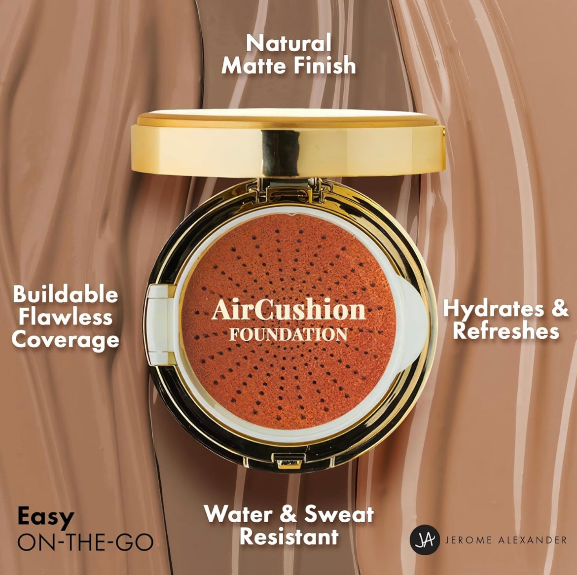 MagicMinerals AirCushion Foundation & Liquid Silk Primer | Medium Shade